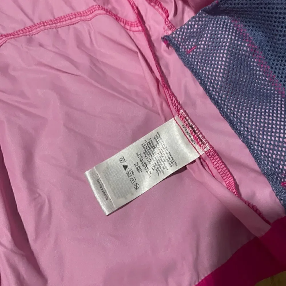 Columbia kids windbreaker pink M 10-12